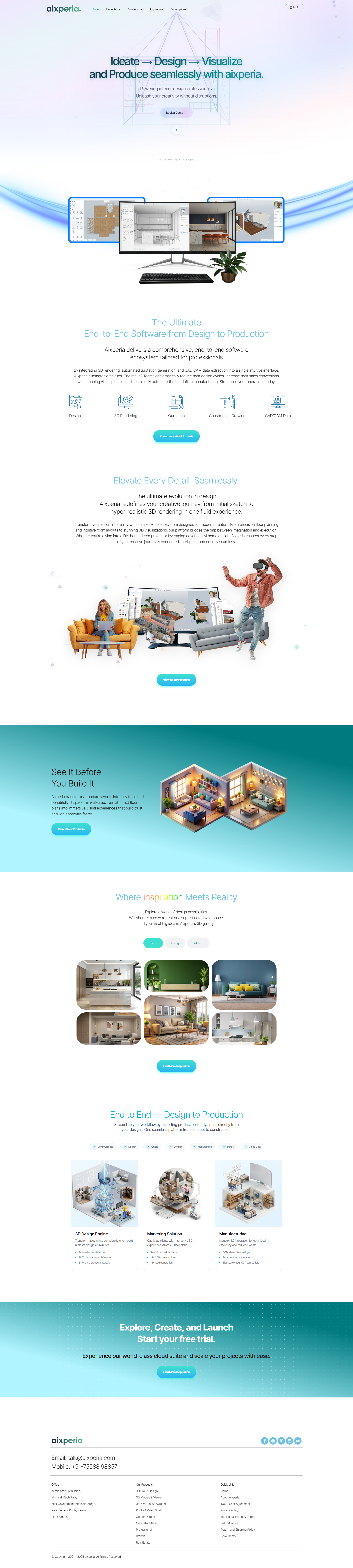 Aixperia Website Design